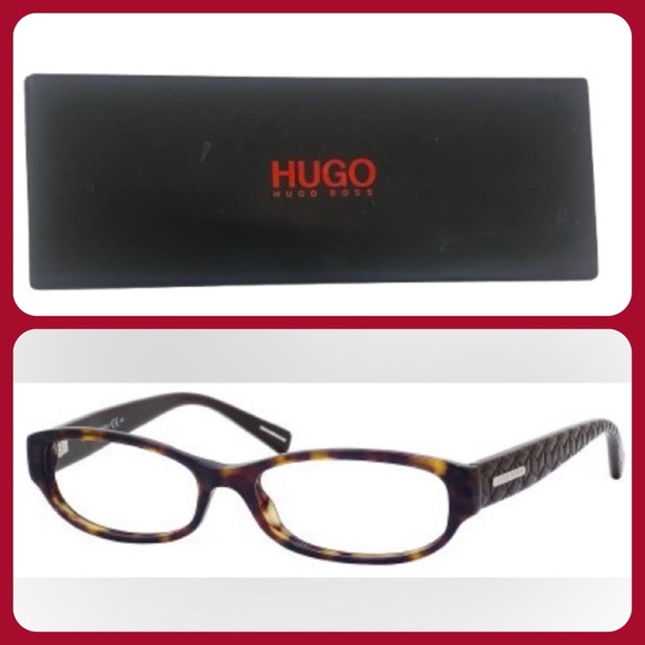 Hugo Boss 0419 Ladies Full Frame Glasses Frames Tortoishelle + Case - Picture 1 of 16